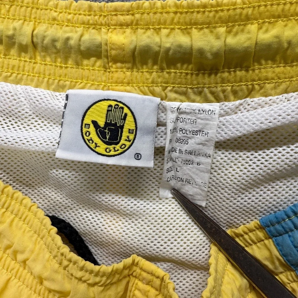 vintage body glove swim trunks size Large Y2K